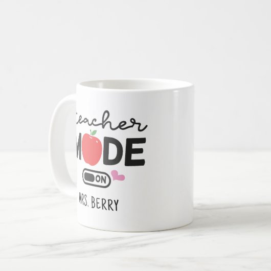 Mug Mode enseignant activé (Devant gauche)