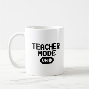 Mug "Mode enseignant sur" Appréciation de l'enseignant