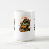 Mug Mode Été ACTIVÉ – Pas de Plans, Juste Détente 🦝☕ (Centre)