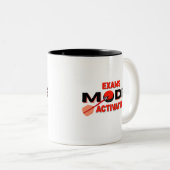 Mug Mode Examen Activé – Mug d'Étude pour Étudiant (Devant droit)