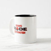 Mug Mode Examen Activé – Mug d'Étude pour Étudiant (Devant gauche)