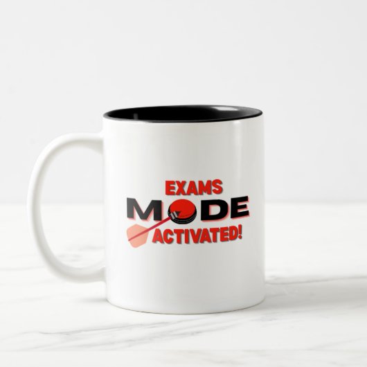 Mug Mode Examen Activé – Mug d'Étude pour Étudiant (Gauche)