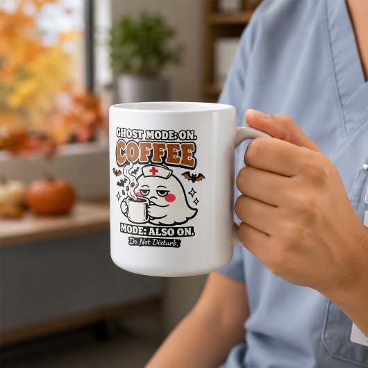 Mug Mode Fantôme Activé Mode Café Aussi Activé Infirmi