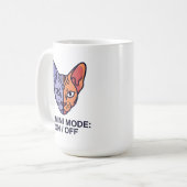 Mug Mode Gémeaux Illustration Graphique de Chat Double (Devant gauche)