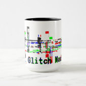 Mug Mode Glitch — Conception de Glitch Numérique Cyber (Centre)