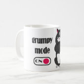 Mug Mode grumeux sur drôle de gros chat (Devant gauche)