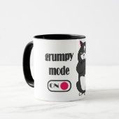 Mug Mode grumeux sur drôle de gros chat (Devant gauche)
