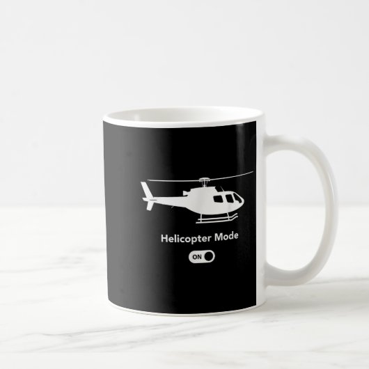 Mug Mode Hélicoptère activé - Conception amusante de l (Droite)