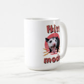 Mug Mode Hiss Funny Opossum Hisser (Devant droit)