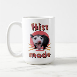 Mug Mode Hiss Funny Opossum Hisser