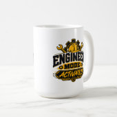 Mug Mode Ingénieur Activé | Humour d'Ingénieur (Devant droit)