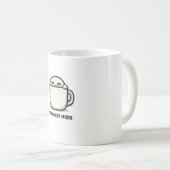 Mug Mode Introverti Activé - Personnage Mignon Fatigué (Devant droit)