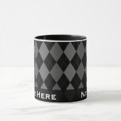 Mug Mode Jacquard noir/gris (Centre)