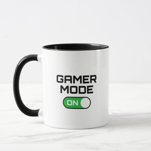 Mug Mode Joueur Activé Interrupteur à Bascule Drôle Ca (Gauche)