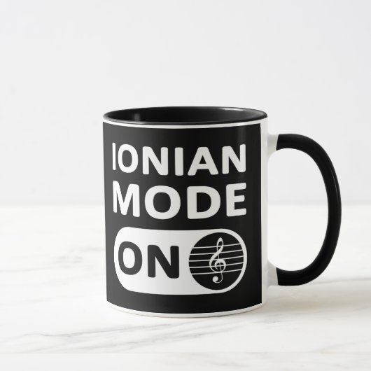 Mug Mode musique ionienne activé - Musique (Droite)