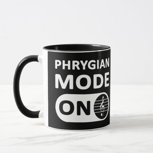 Mug Mode Musique phrygienne activé - Musique (Gauche)