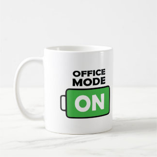 Mug Mode Office Sur Le Louveur De Café De Conception D