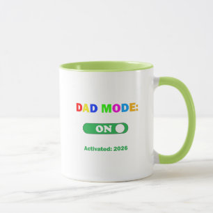 Mug Mode Papa activé 2026 Annonce de grossesse