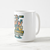 Mug Mode Papa Activé - Parenting Style Joueur (Devant droit)