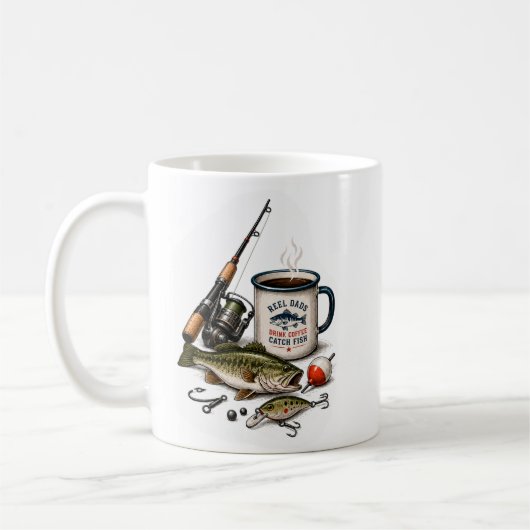 Mug Mode Papa Pêcheur (Gauche)