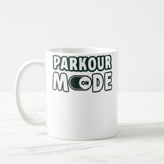 Mug Mode Parkour Activé Freerunning Parkour (Gauche)