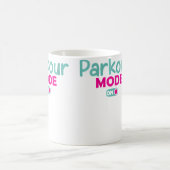Mug Mode Parkour Féminin Activé Course Libre Drôle Par (Centre)