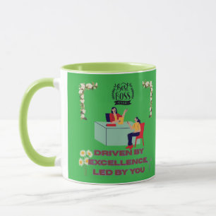 Mug Mode Patron Activé vert kelly