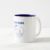 Mug Mode Plage – Tasse à Café d'Été (Devant droit)