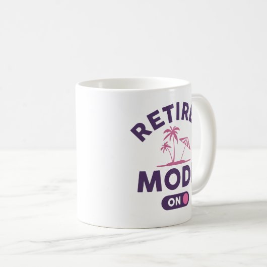 Mug Mode Retraité activé (Devant droit)