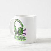 Mug MODE RYTHME | Puissance, Musique & Motivation Gra (Devant gauche)