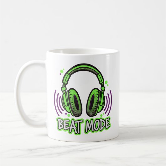 Mug MODE RYTHME | Puissance, Musique & Motivation Gra (Gauche)