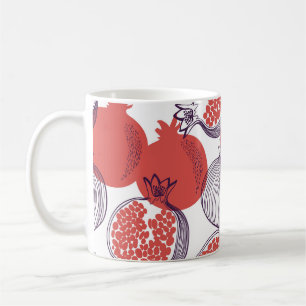 Mug Mode sans couture motif de grenade, hal