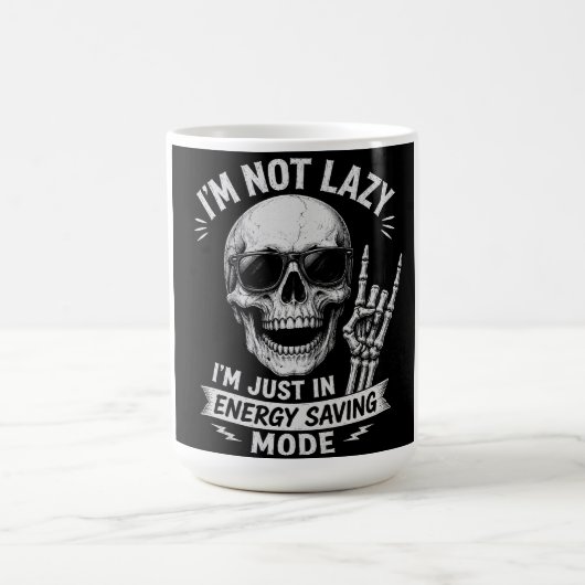 Mug Mode squelette d'économie d'énergie (Centre)