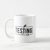 Mug Mode Test De Chemise D'Enseignant De Jour Sur Les (Gauche)