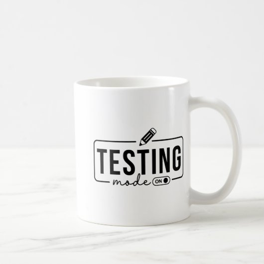 Mug Mode Test De Chemise D'Enseignant De Jour Sur Les (Droite)