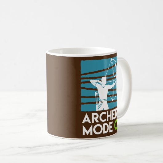 Mug Mode tir à l'arc sur arc composé Archer (Devant droit)