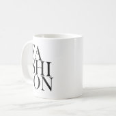 Mug MODE - Typographie Fashionista Trend Cote (Devant gauche)