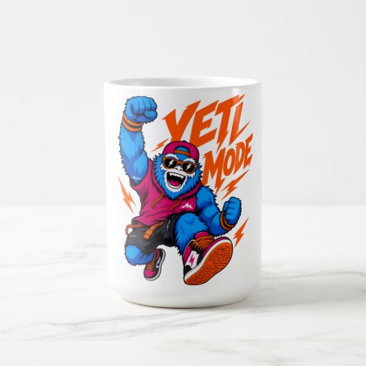 Mug Mode Yeti Cyber Danse de Rue Singe (Centre)