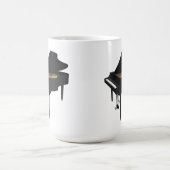 Mug modèle 3D : Piano à queue noir : (Centre)