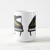 Mug modèle 3D : Piano à queue noir : (Centre)