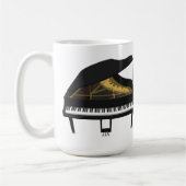 Mug modèle 3D : Piano à queue noir : (Gauche)