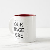 Mug Modèle à deux images (Devant gauche)