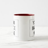 Mug Modèle à deux images (Centre)