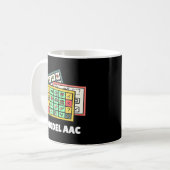 Mug Modèle Aac Voix de la carte principale Discours Pa (Devant gauche)