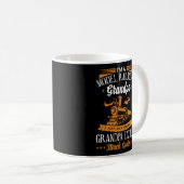 Mug Modèle amusant Cool de train ferroviaire Grandpa G (Devant droit)