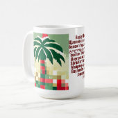 Mug Modèle avec vos photos et votre salutation (Devant gauche)