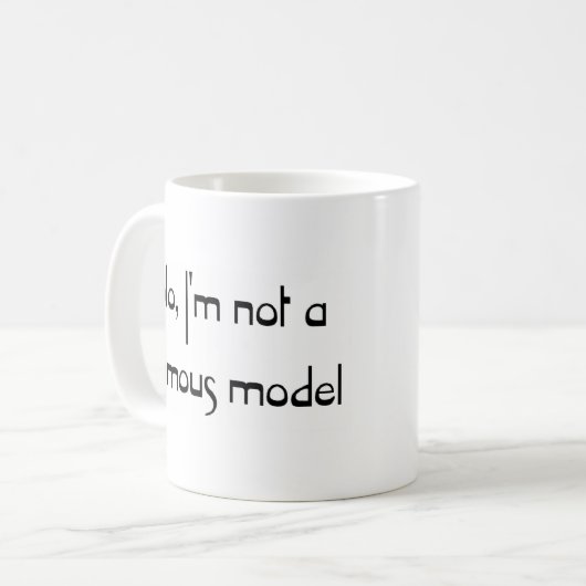 Mug modèle célèbre (Devant gauche)
