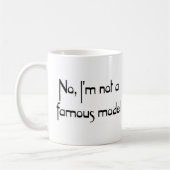 Mug modèle célèbre (Gauche)