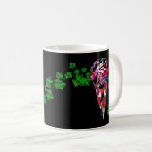 Mug Modèle crâne floral (Devant droit)