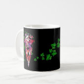 Mug Modèle crâne floral (Devant gauche)
